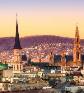 The view on the morning Vienna